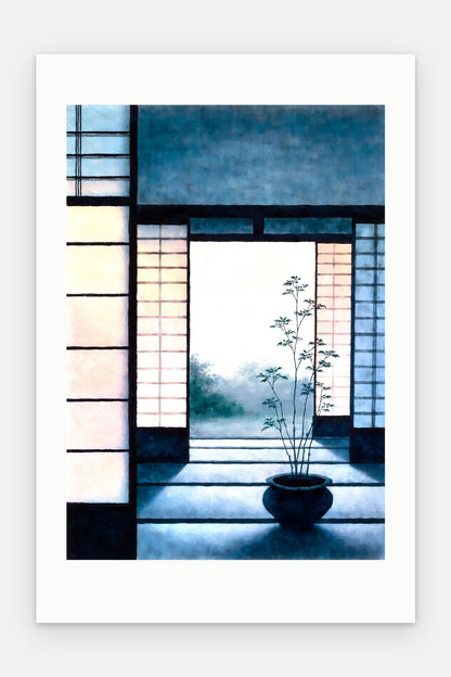 Plakat Próg bez oprawy, z passe-partout, format 40 × 60 cm