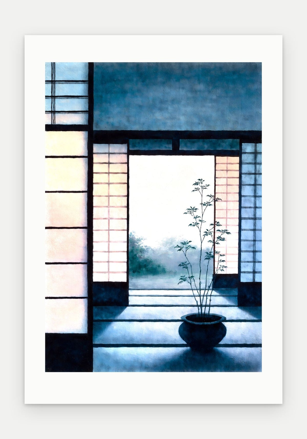 Plakat Próg bez oprawy, z passe-partout, format 70 × 100 cm