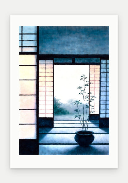Plakat Próg bez oprawy, z passe-partout, format 70 × 100 cm