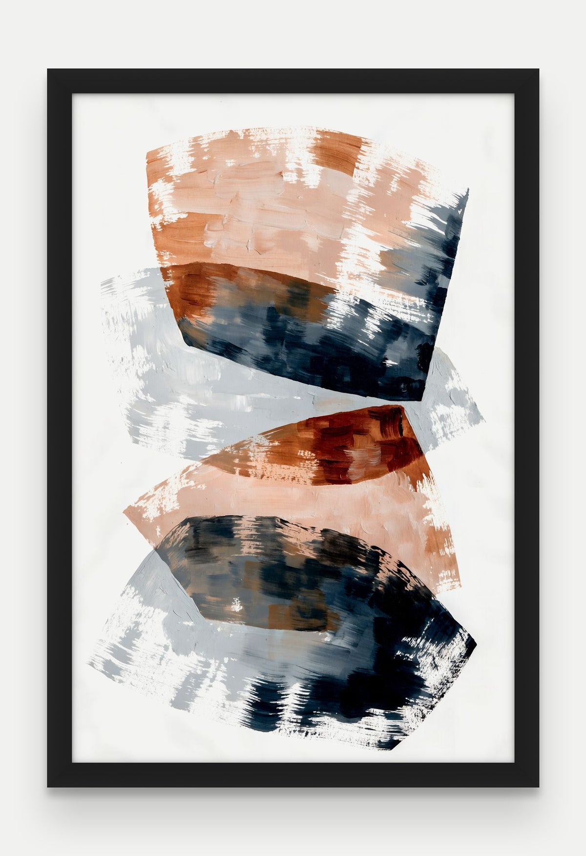 Obraz na płótnie Prześwit w ramie, oprawa: drewno czarne, format 40 × 60 cm