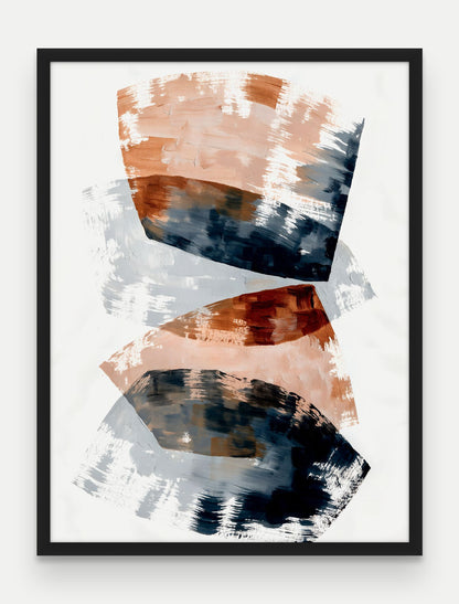 Obraz na płótnie Prześwit w ramie, oprawa: drewno czarne, format 60 × 80 cm