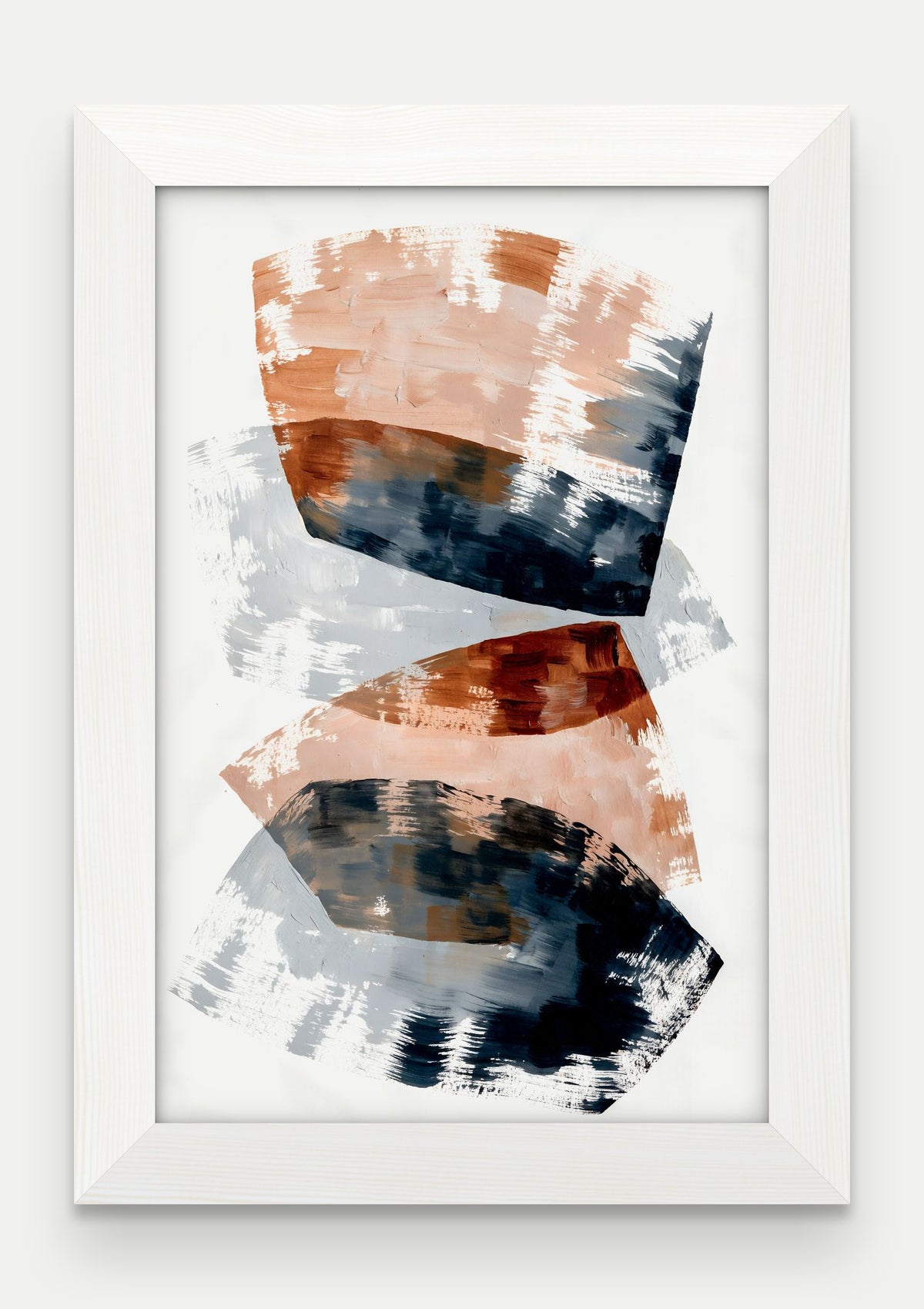 Obraz na płótnie Prześwit w ramie, oprawa: drewno białe, format 20 × 30 cm