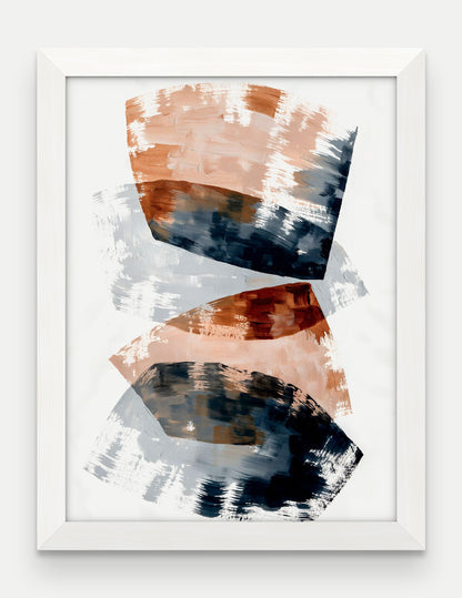 Obraz na płótnie Prześwit w ramie, oprawa: drewno białe, format 30 × 40 cm