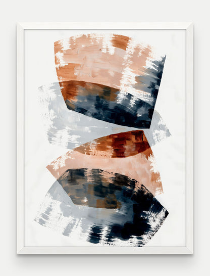 Obraz na płótnie Prześwit w ramie, oprawa: drewno białe, format 60 × 80 cm