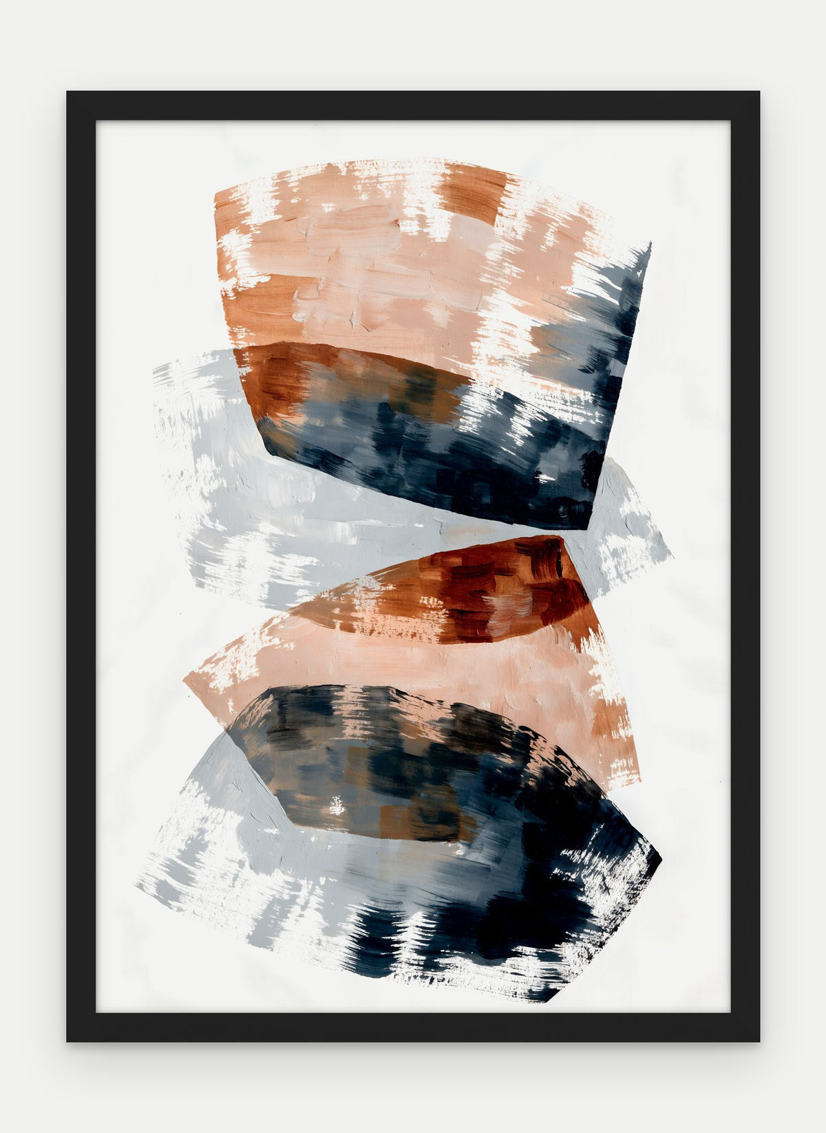 Plakat Prześwit w ramie, oprawa: drewno czarne, format 50 × 70 cm