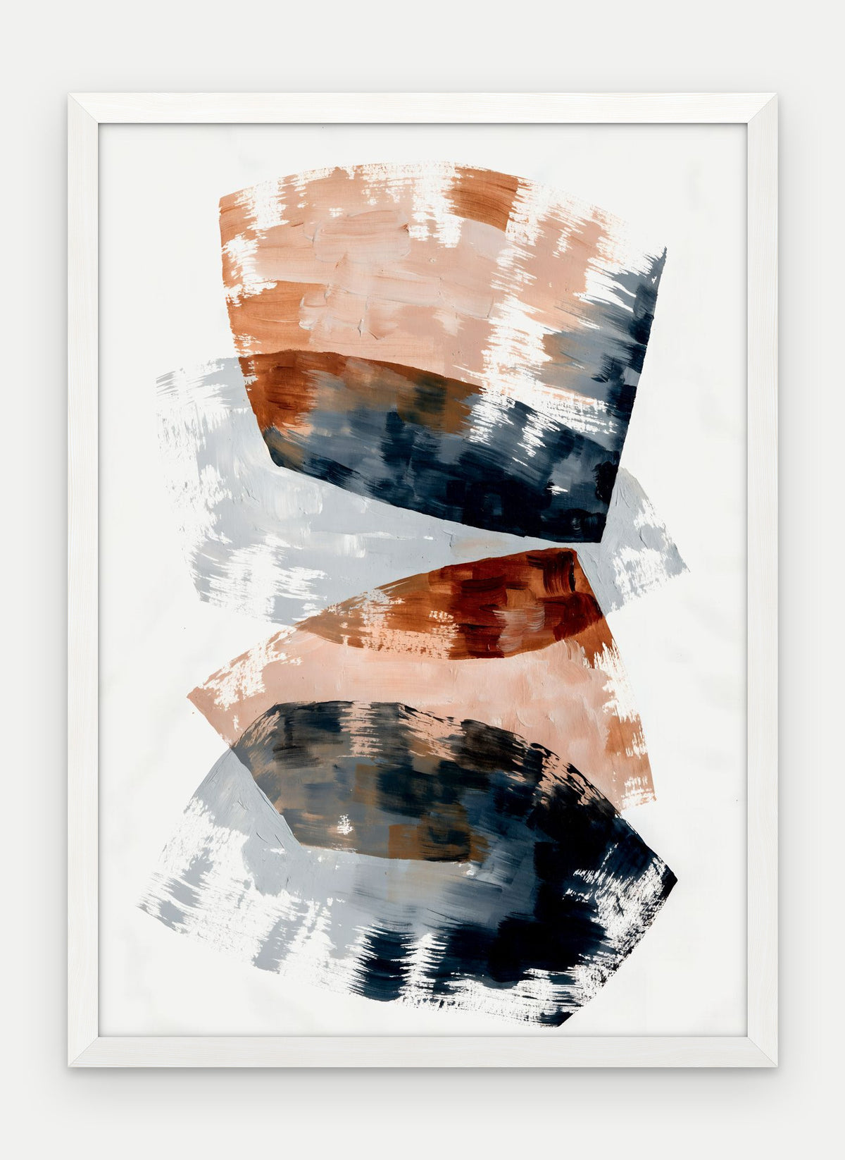 Plakat Prześwit w ramie, oprawa: drewno białe, format 50 × 70 cm