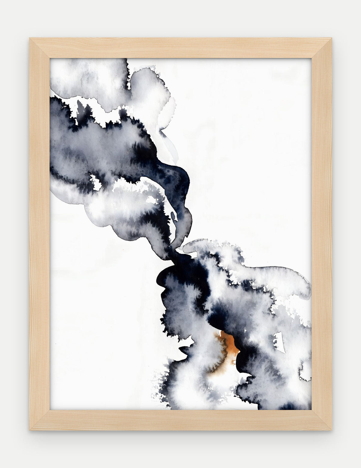 Plakat Splot w ramie, oprawa: drewno naturalne, format 30 × 40 cm