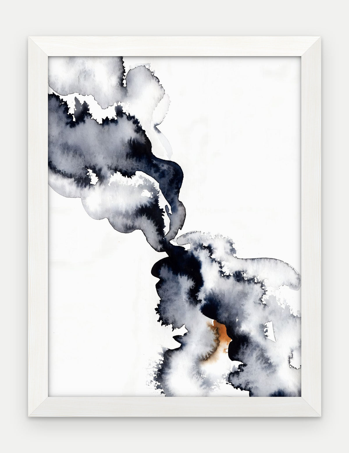 Plakat Splot w ramie, oprawa: drewno białe, format 30 × 40 cm