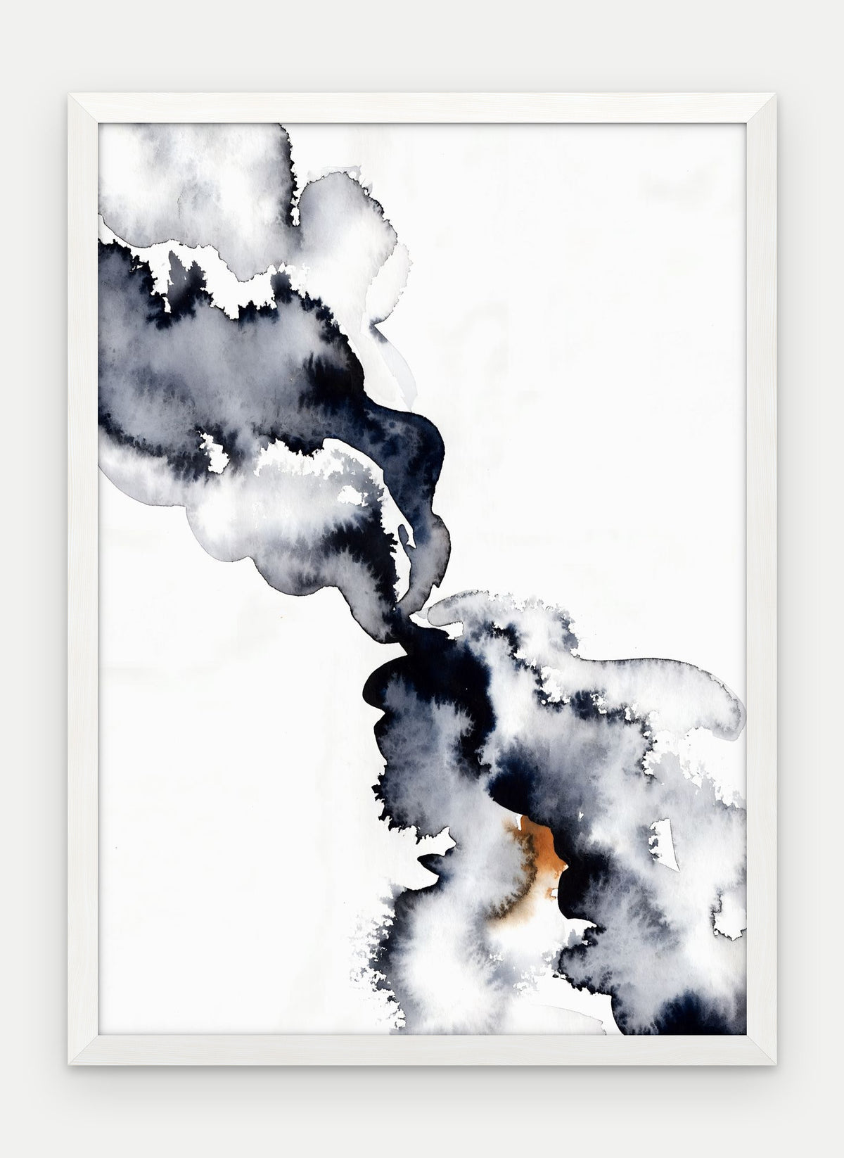 Plakat Splot w ramie, oprawa: drewno białe, format 50 × 70 cm