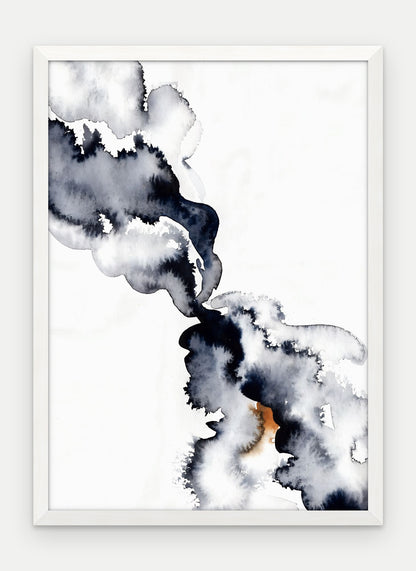 Plakat Splot w ramie, oprawa: drewno białe, format 50 × 70 cm
