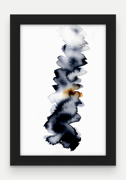Obraz na płótnie Spływ w ramie, oprawa: drewno czarne, format 20 × 30 cm