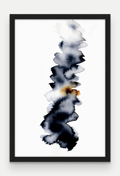 Obraz na płótnie Spływ w ramie, oprawa: drewno czarne, format 40 × 60 cm
