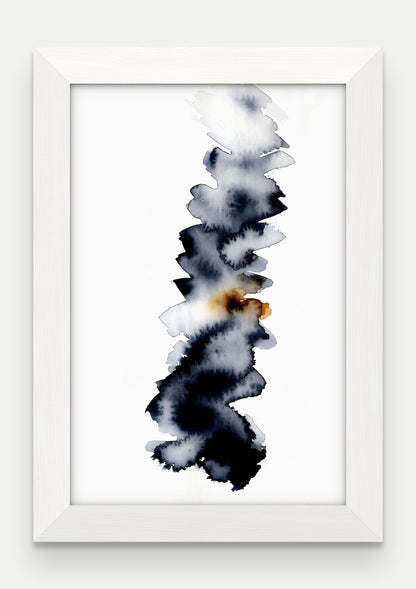 Obraz na płótnie Spływ w ramie, oprawa: drewno białe, format 20 × 30 cm