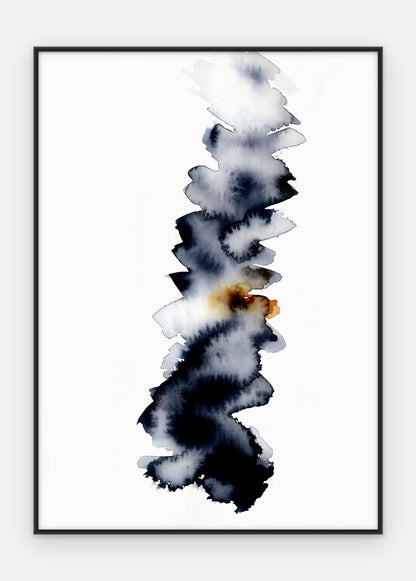 Plakat Spływ w ramie, oprawa: aluminium czarne, format 50 × 70 cm