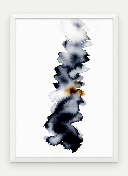 Plakat Spływ w ramie, oprawa: drewno białe, format 50 × 70 cm