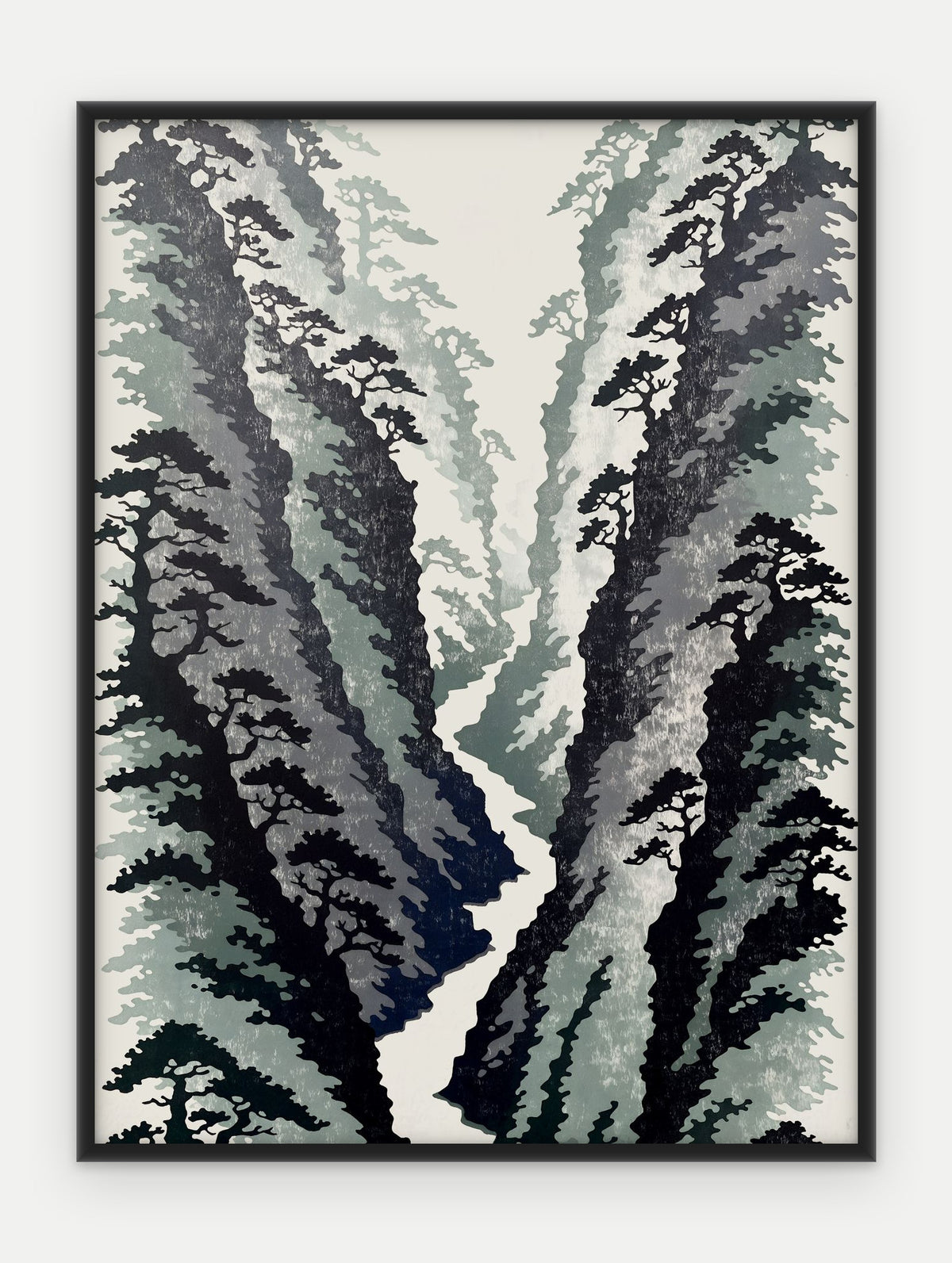 Plakat Wąwóz w ramie, oprawa: aluminium czarne, format 30 × 40 cm