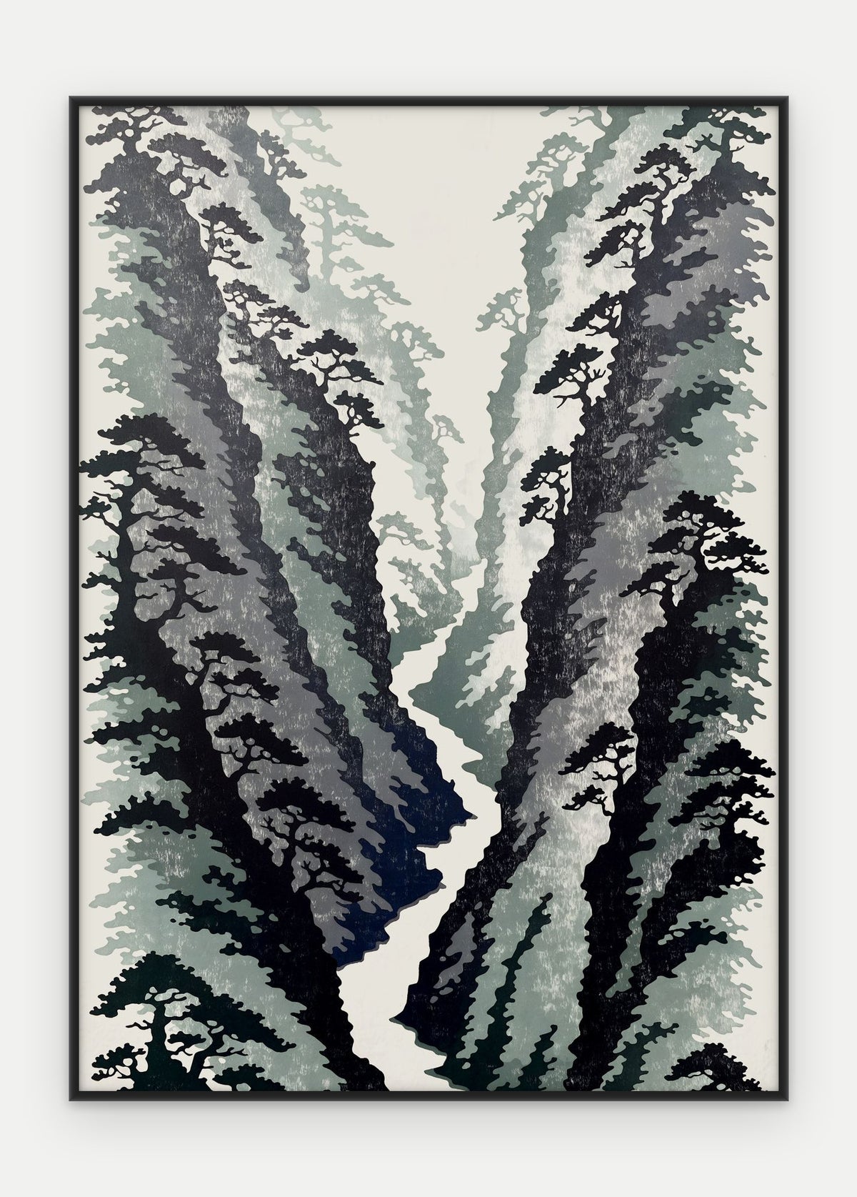 Plakat Wąwóz w ramie, oprawa: aluminium czarne, format 50 × 70 cm