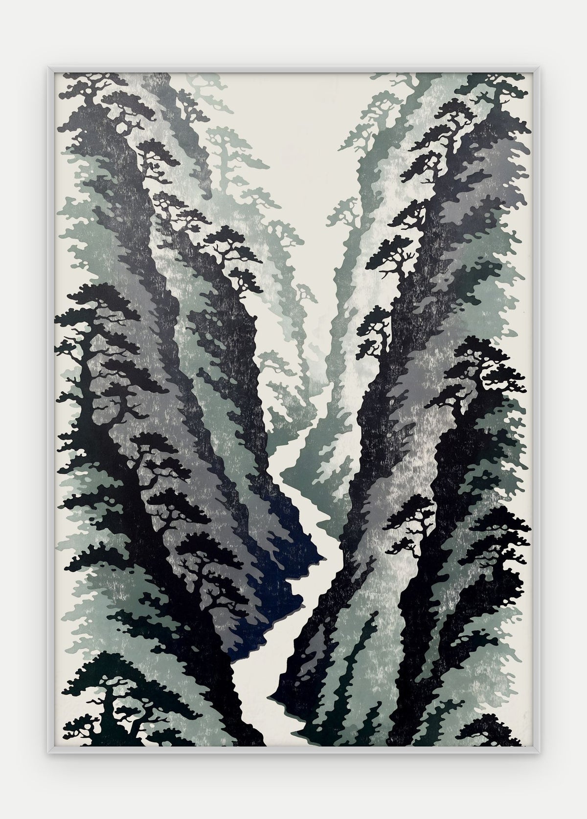 Plakat Wąwóz w ramie, oprawa: aluminium srebrne, format 50 × 70 cm
