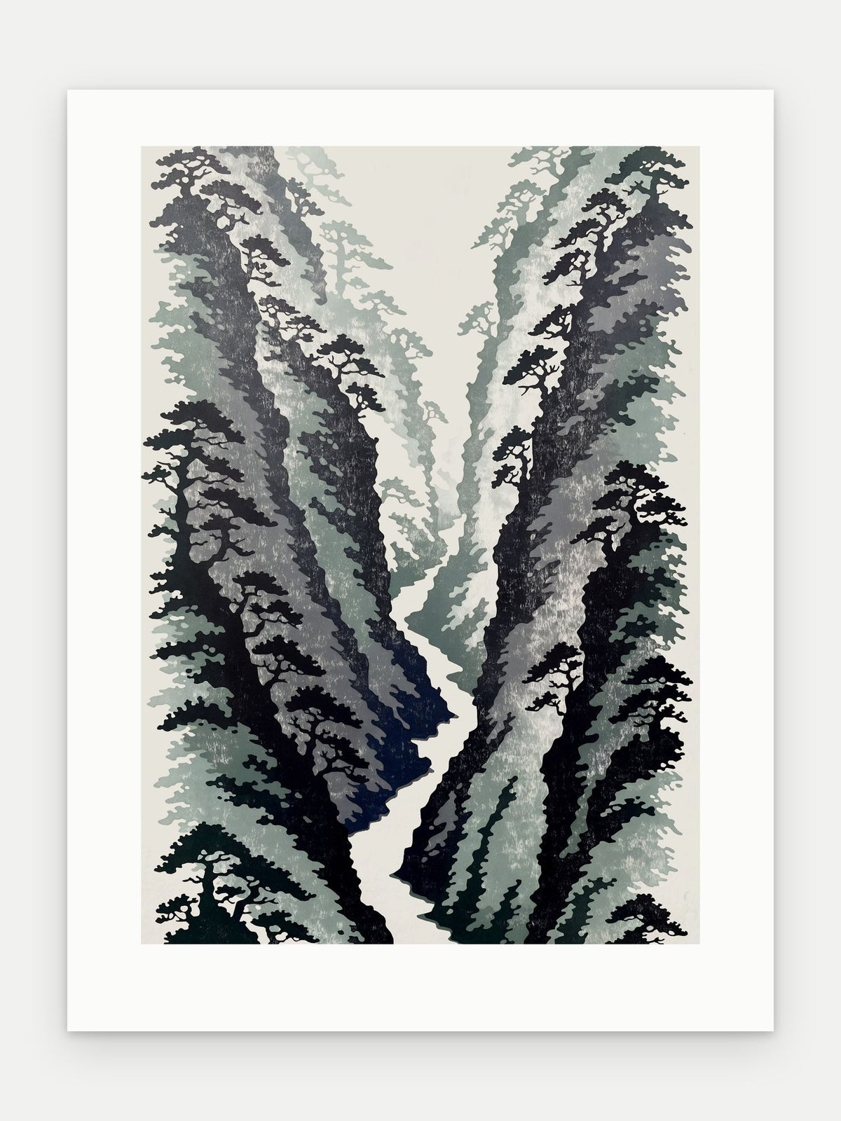 Plakat Wąwóz bez oprawy, z passe-partout, format 30 × 40 cm