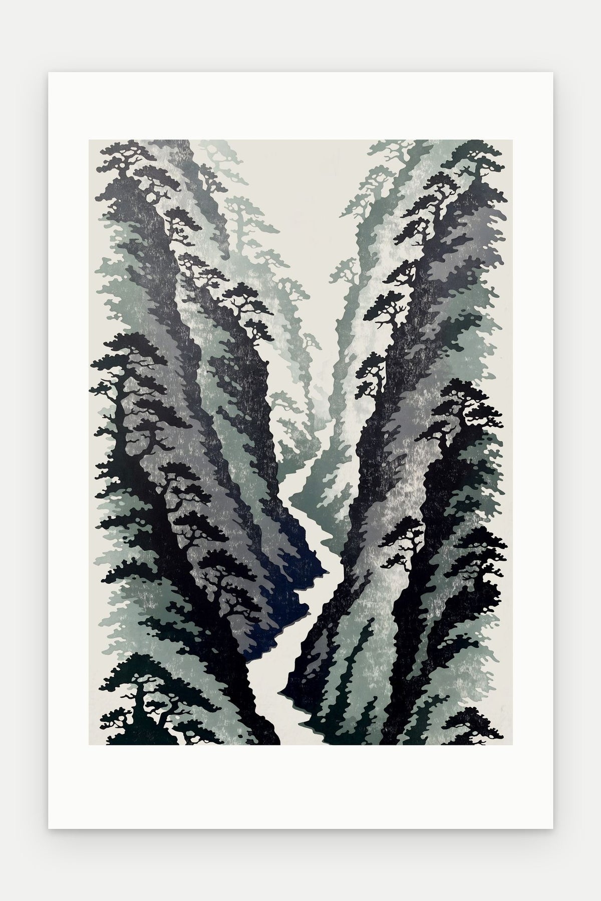 Plakat Wąwóz bez oprawy, z passe-partout, format 40 × 60 cm