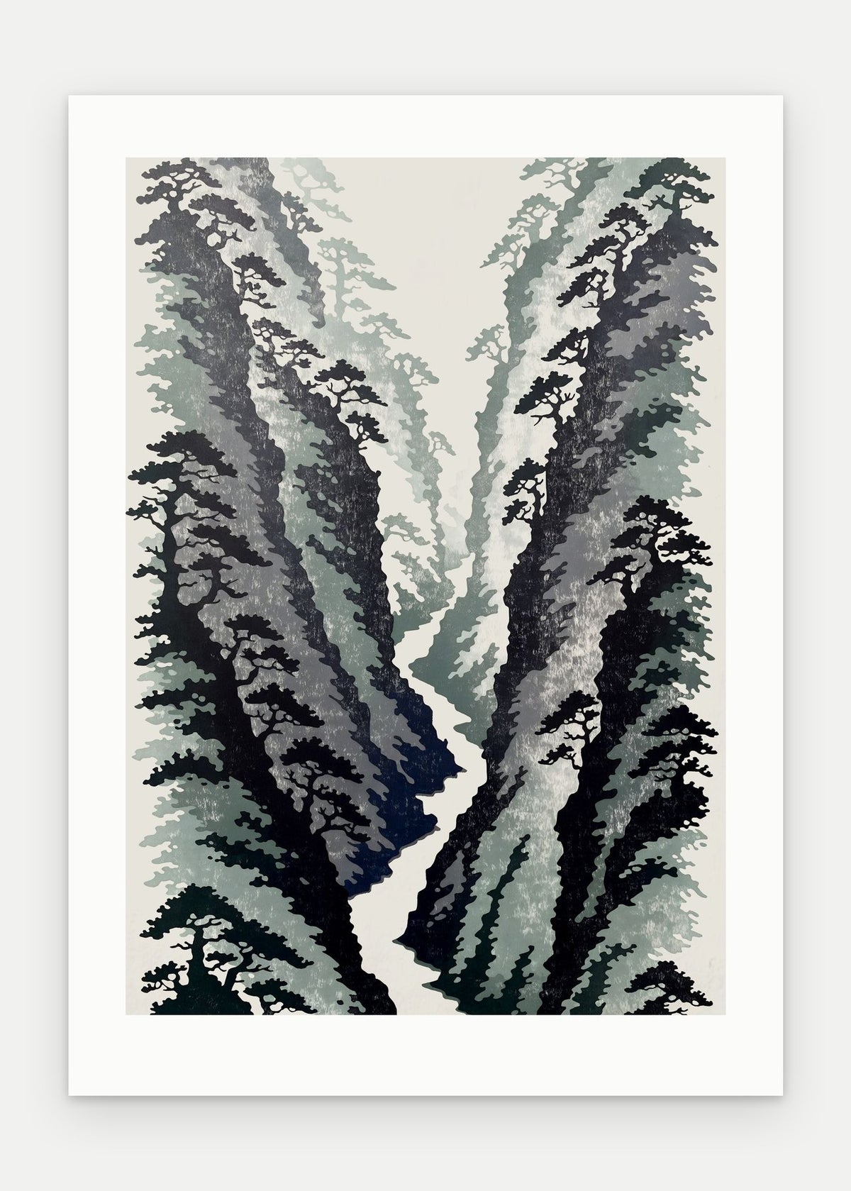 Plakat Wąwóz bez oprawy, z passe-partout, format 50 × 70 cm
