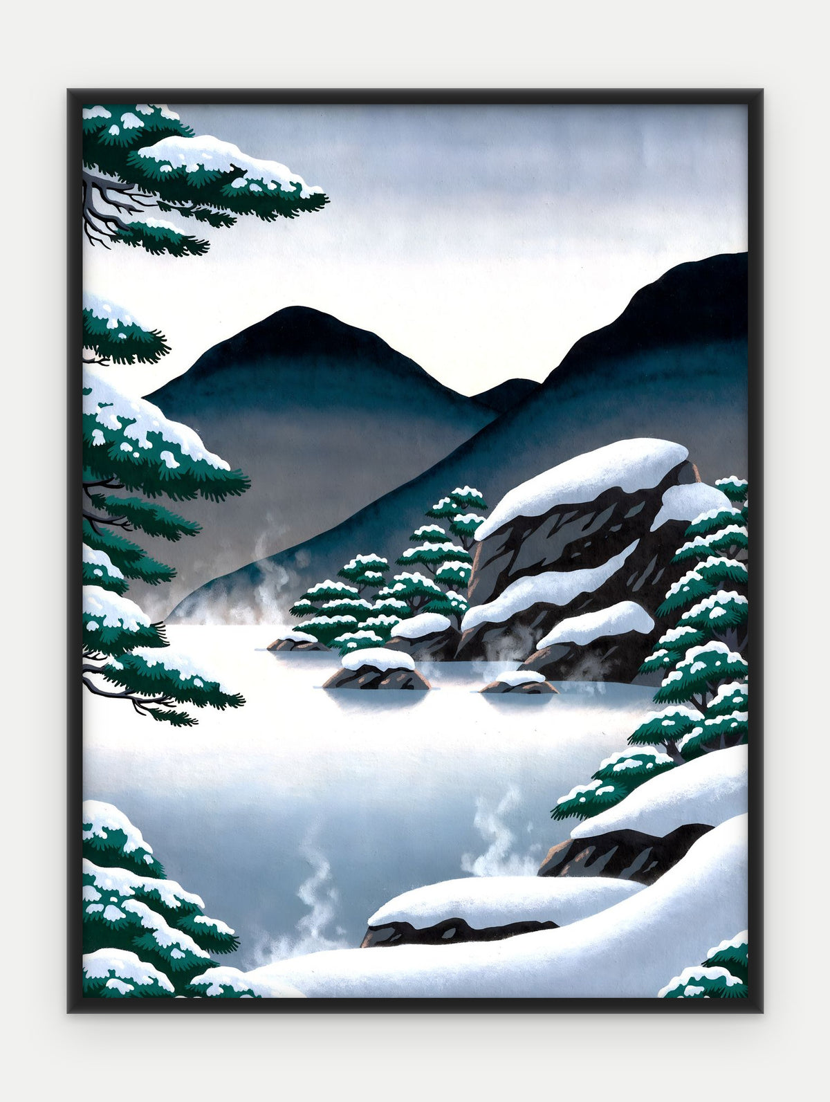 Plakat Źródło w ramie, oprawa: aluminium czarne, format 30 × 40 cm