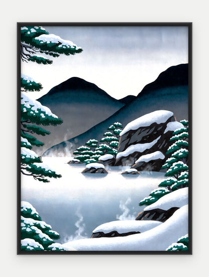 Plakat Źródło w ramie, oprawa: aluminium czarne, format 30 × 40 cm