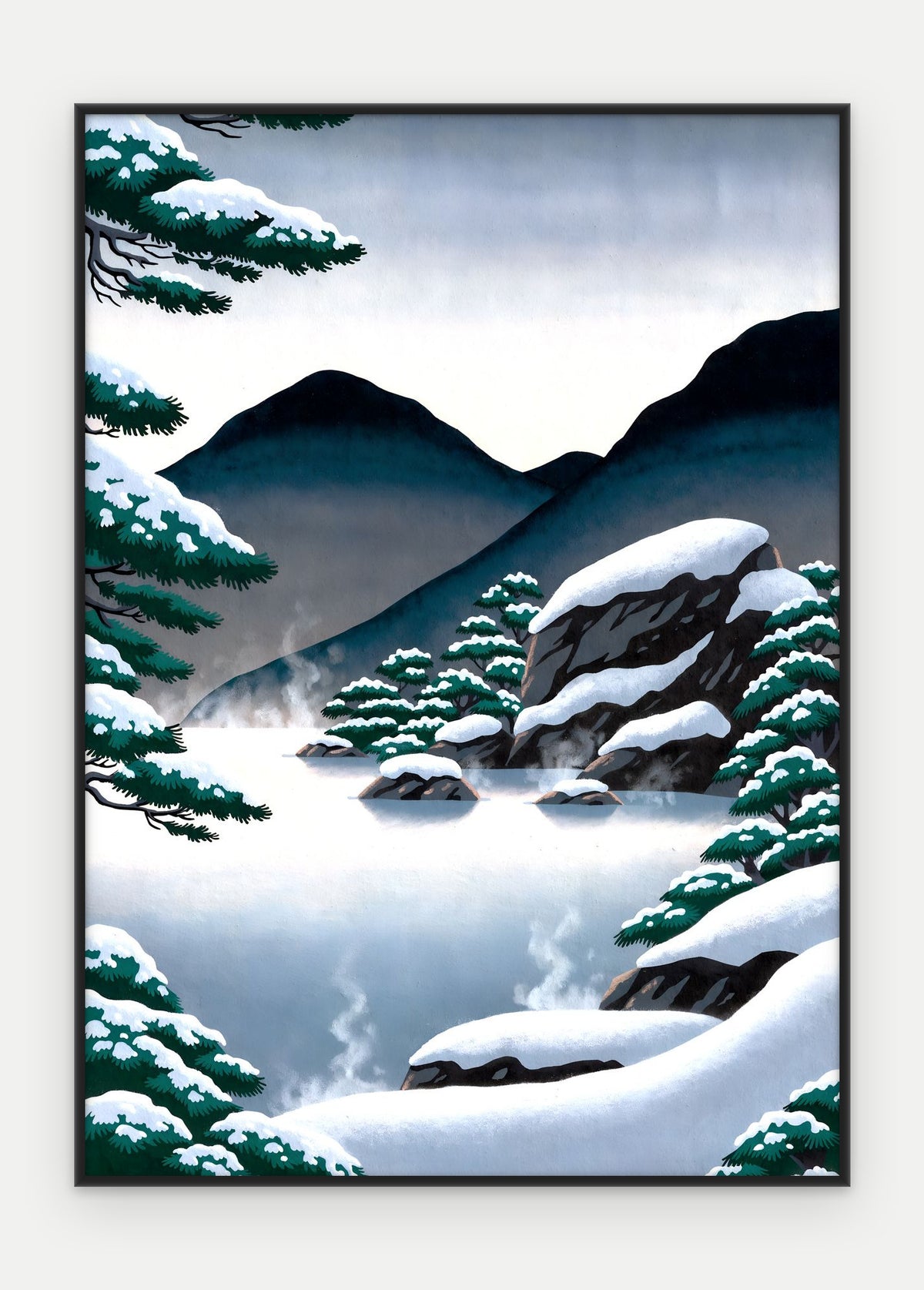 Plakat Źródło w ramie, oprawa: aluminium czarne, format 50 × 70 cm