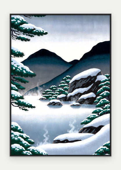 Plakat Źródło w ramie, oprawa: aluminium czarne, format 50 × 70 cm