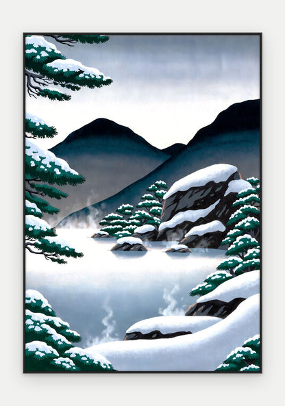 Plakat Źródło w ramie, oprawa: aluminium czarne, format 70 × 100 cm