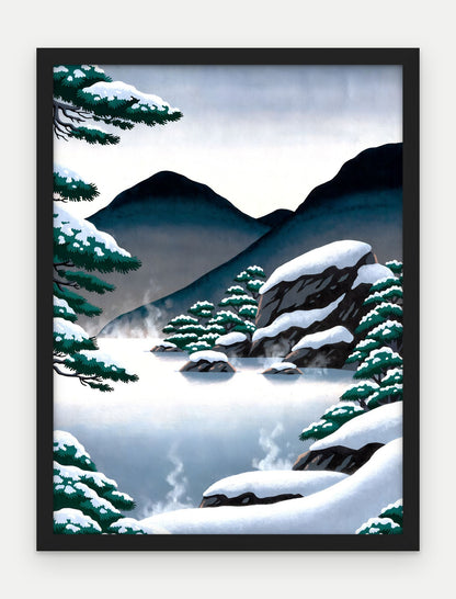 Plakat Źródło w ramie, oprawa: drewno czarne, format 30 × 40 cm
