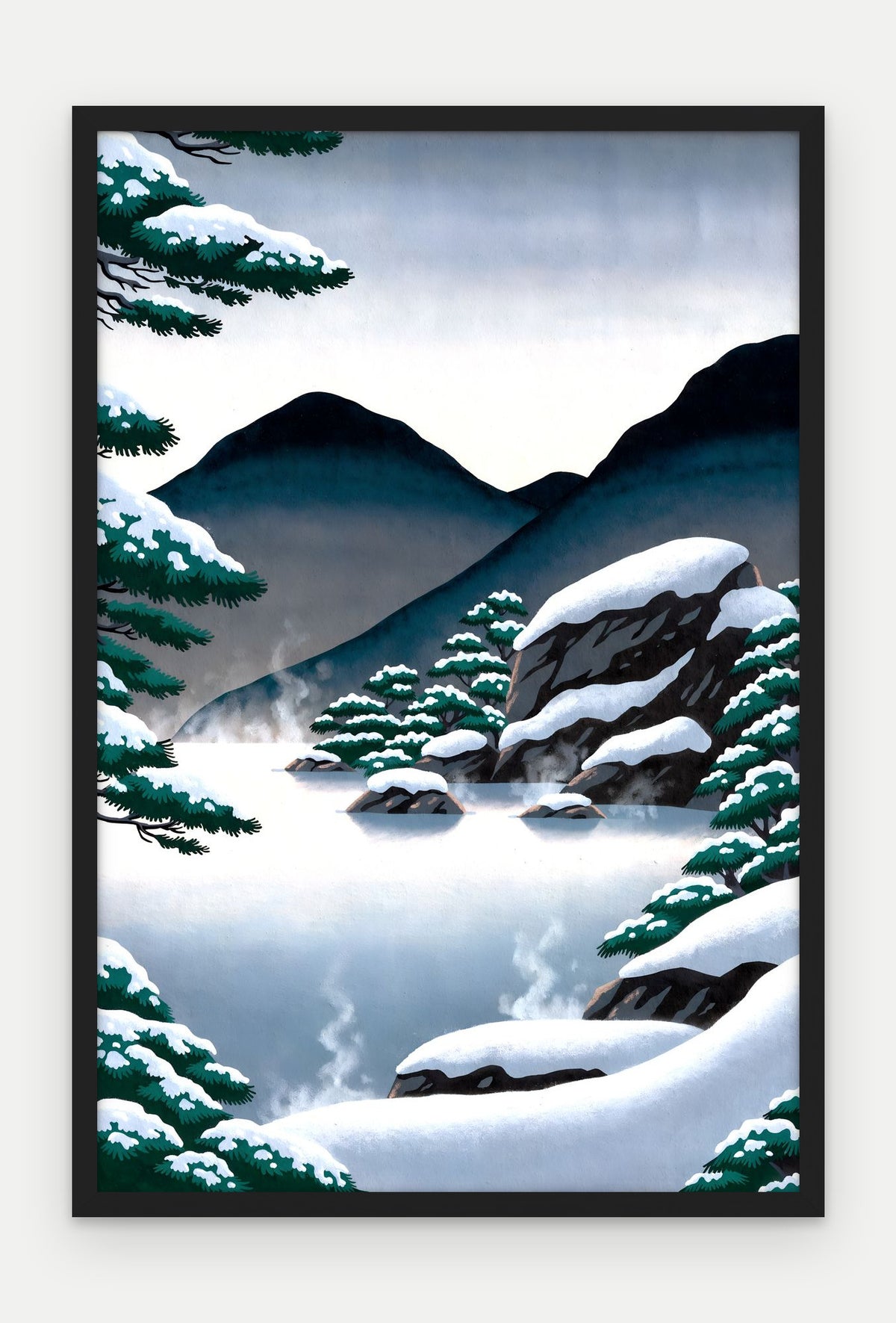 Plakat Źródło w ramie, oprawa: drewno czarne, format 40 × 60 cm