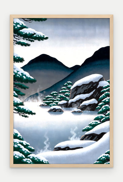 Plakat Źródło w ramie, oprawa: drewno naturalne, format 40 × 60 cm