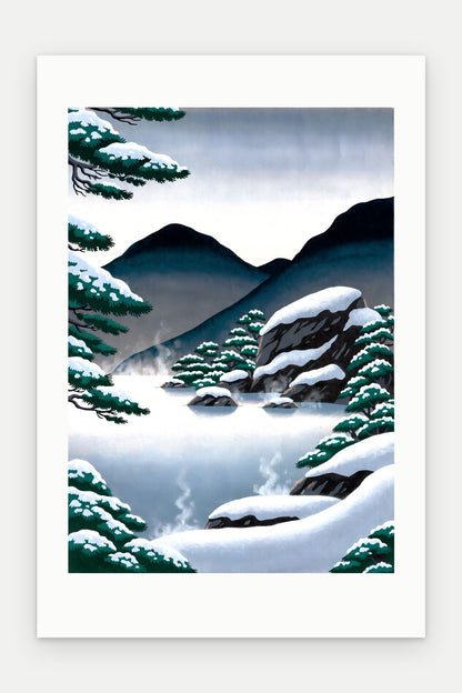Plakat Źródło bez oprawy, z passe-partout, format 40 × 60 cm