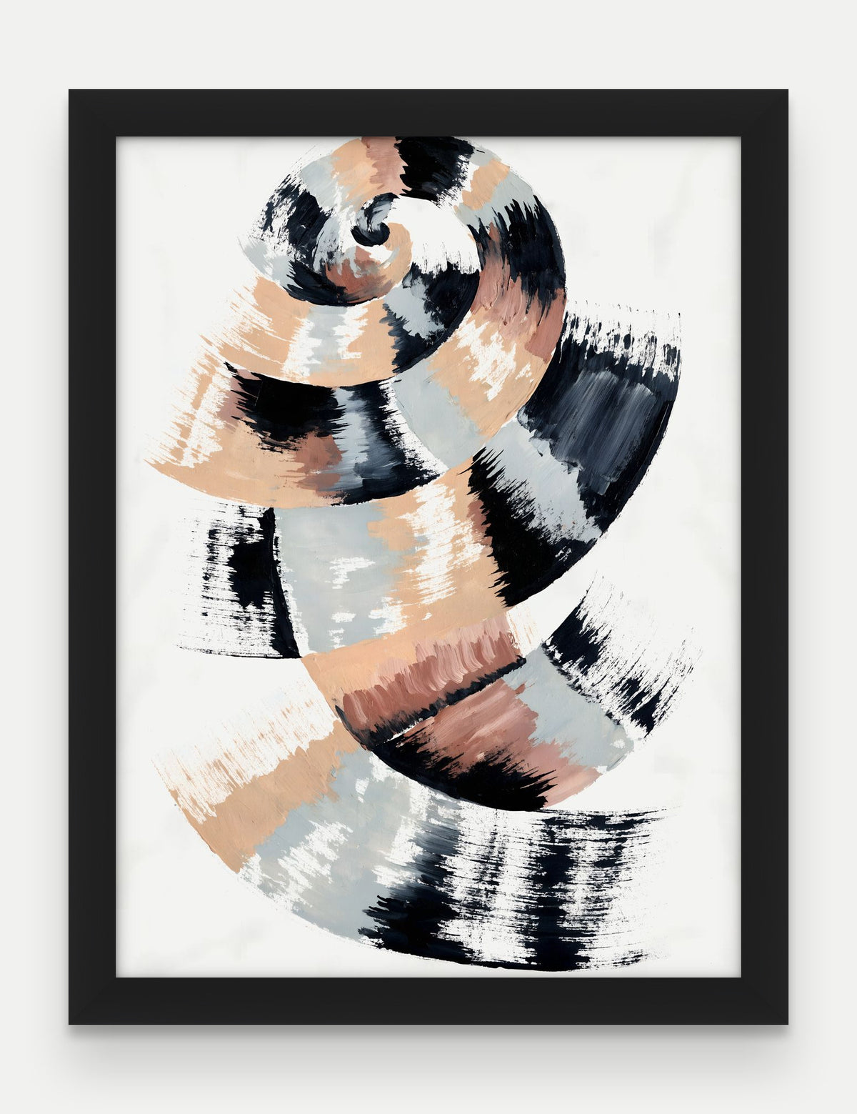 Obraz na płótnie Zwój w ramie, oprawa: drewno czarne, format 30 × 40 cm