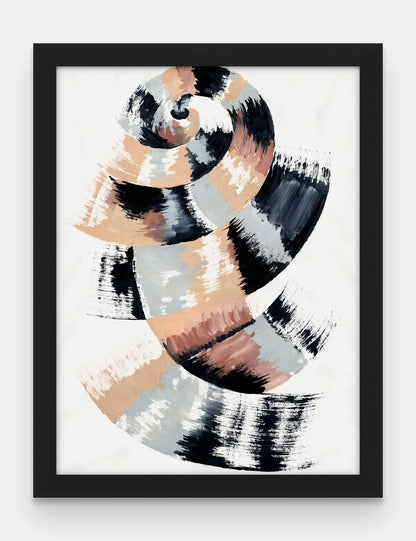 Obraz na płótnie Zwój w ramie, oprawa: drewno czarne, format 30 × 40 cm
